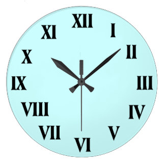 Roman Time Wall Clocks | Zazzle