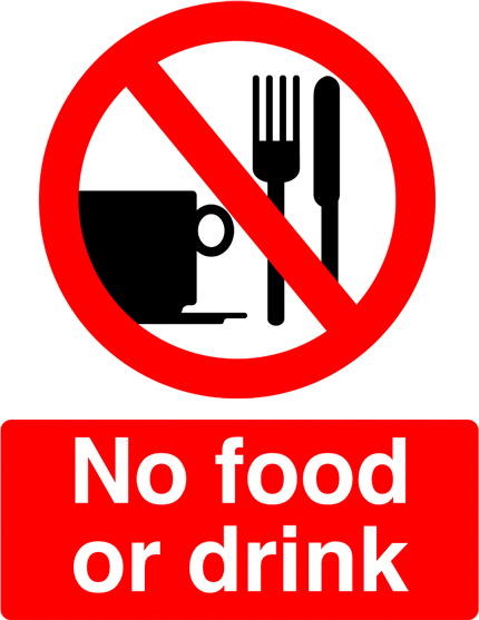 No Food And Drinks