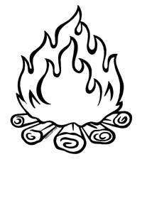 Campfire Free LDS Clipart