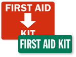 First Aid Signs, First Aid Labels and AED Signs | Free Shipping