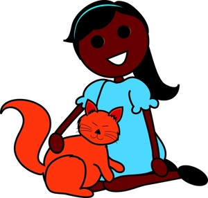 Cartoon Girl Sitting - ClipArt Best