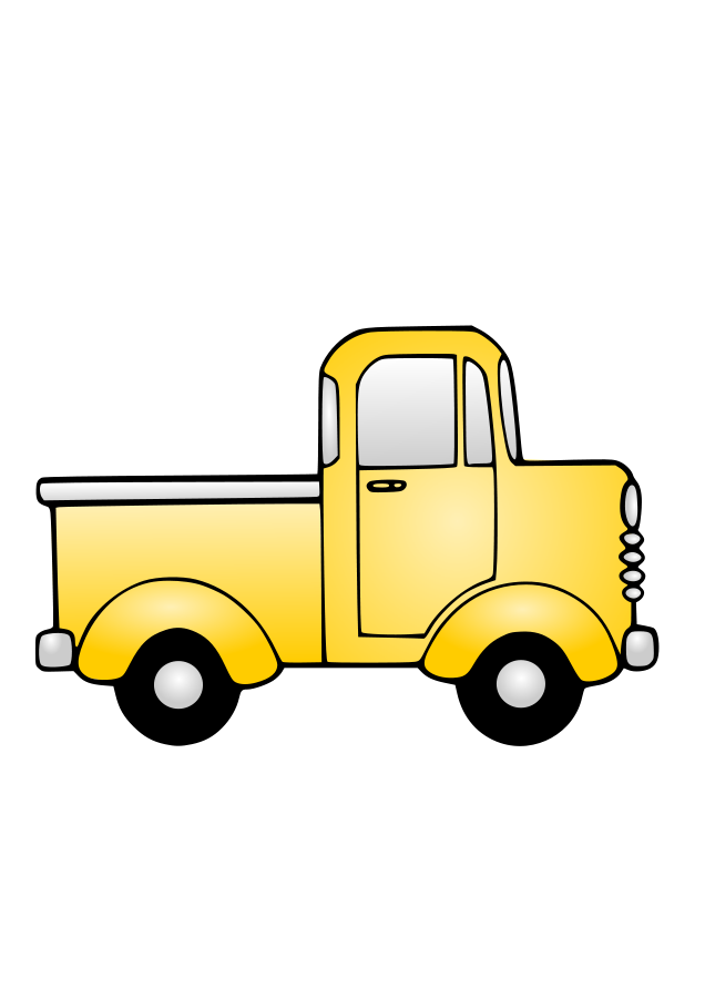 Cartoon Pickup Truck | Free Download Clip Art | Free Clip Art | on ...