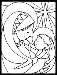 Mary Mother Of God Coloring Page - ClipArt Best