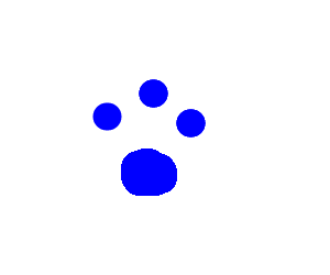 Blues Clues Paw Print - ClipArt Best