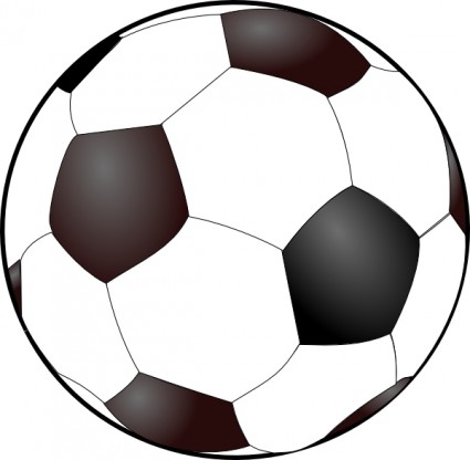 Ballon de soccer clipart