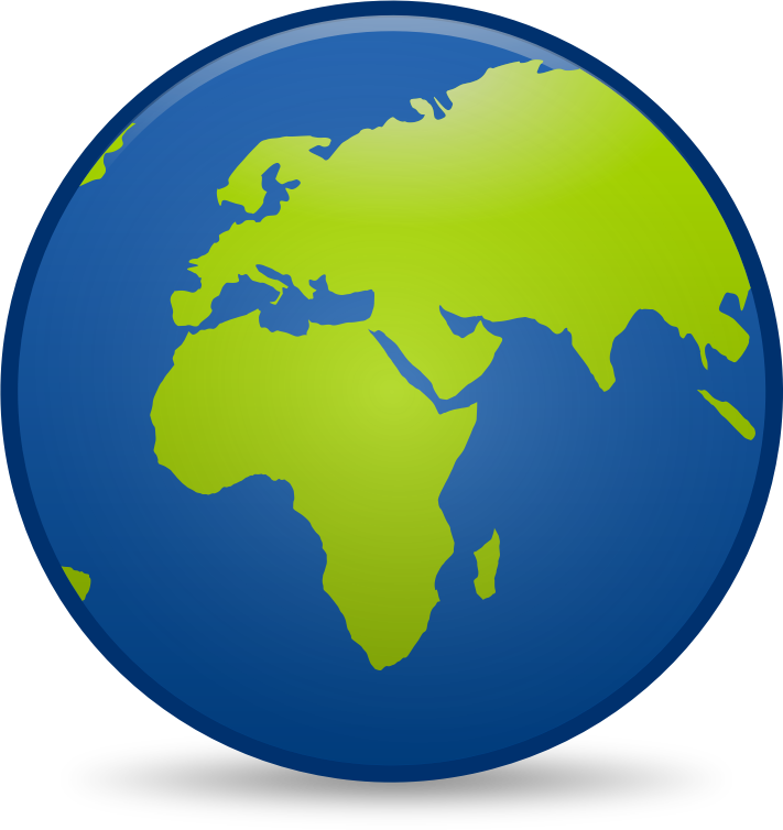 World globe clipart png