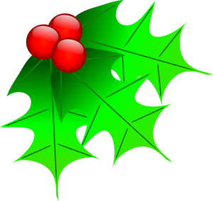 Holly leaves clipart
