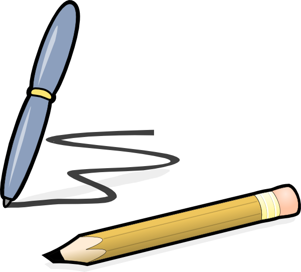 Pen and pencil clipart