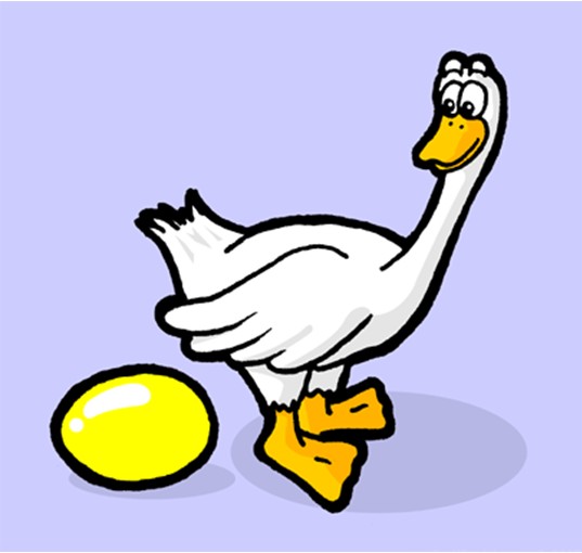 Goose Cartoon Clipart