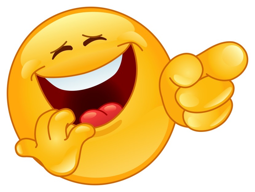 Laughing faces clip art