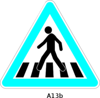 Clipart pedestrian crossing