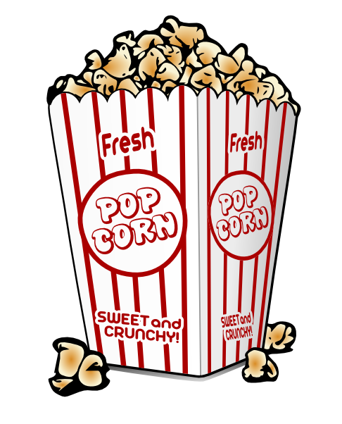 Movie Theater Popcorn Clipart - Free Clipart Images