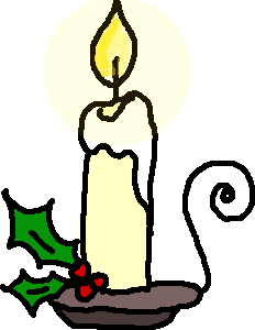 Christmas Candlelight Clipart