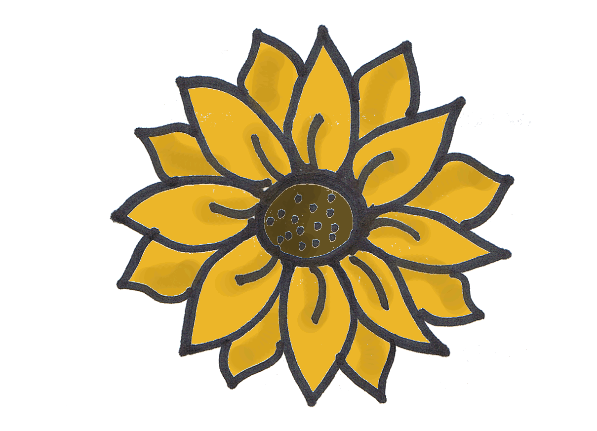 Sunflower Border Clipart - Free Clipart Images