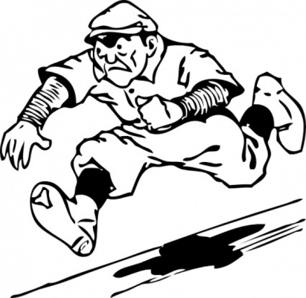 Running Clip Art Black And White - Free Clipart Images