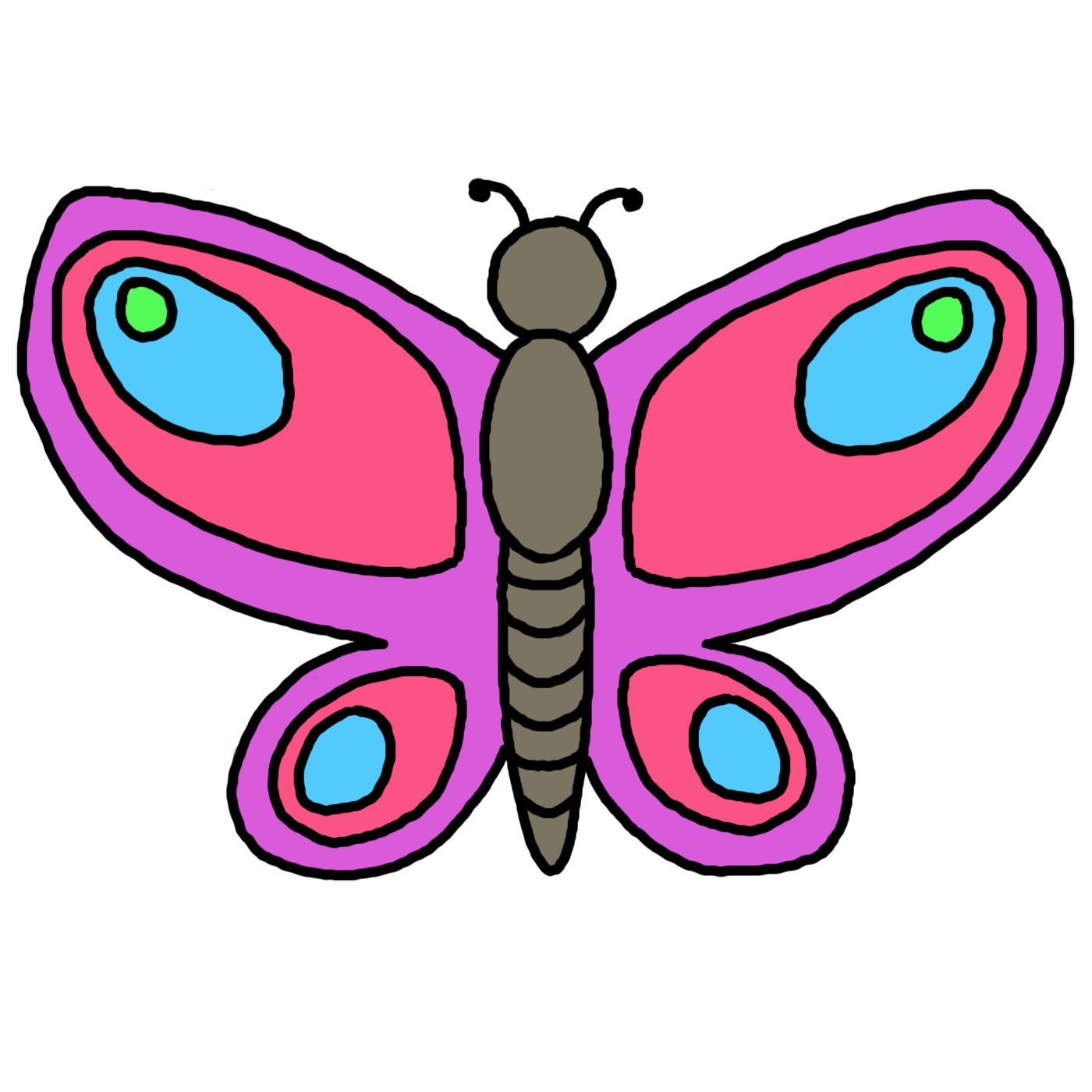 Small butterfly clipart - ClipartFox