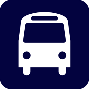 Bus route clipart