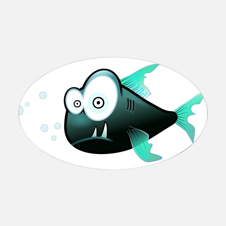 Cartoon Fish Stickers | Cartoon Fish Sticker Designs | Label ...