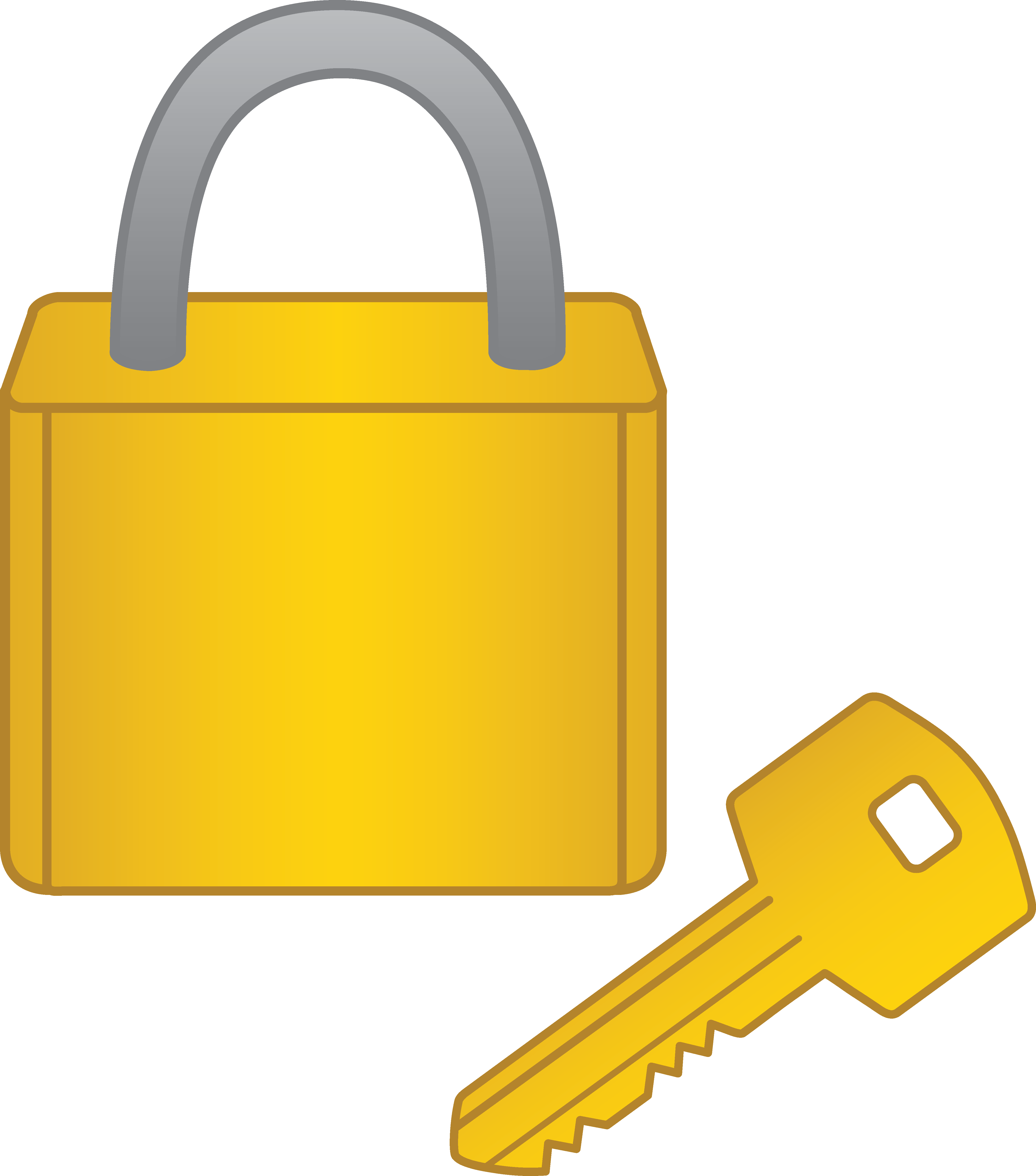 Lock and key clip art