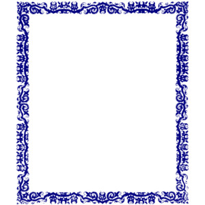 Clip Art Blue Borders - ClipArt Best