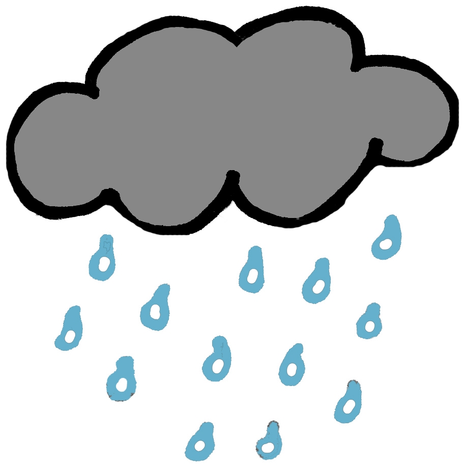 Cloud With Rain Clipart