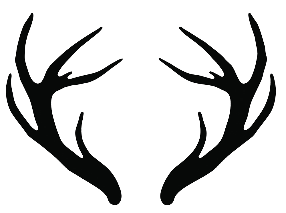 Deer Antler Stencil ClipArt Best