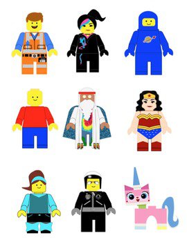 Lego man clip art