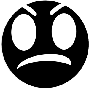 Angry Face Draft Clip Art - vector clip art online ...