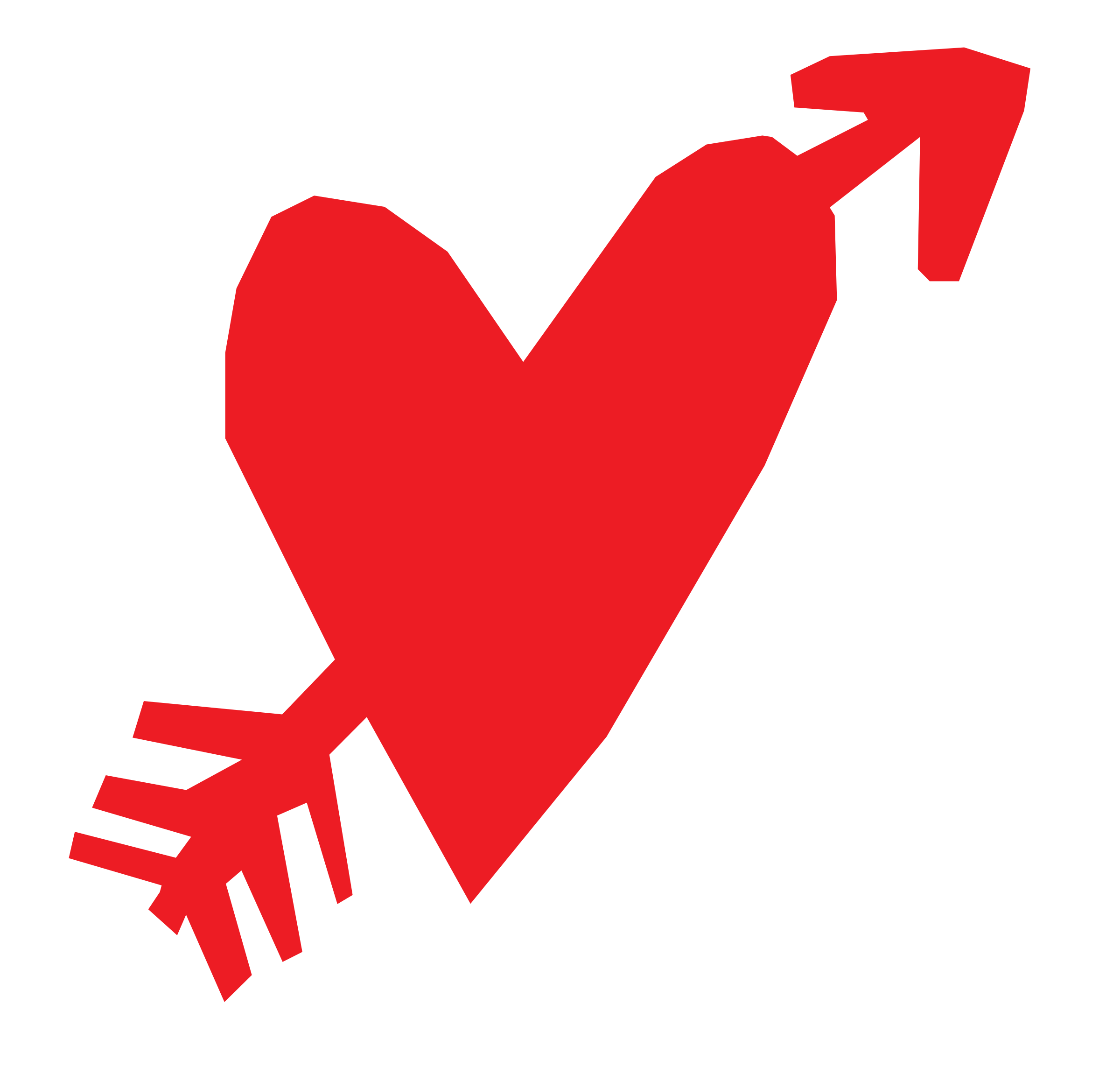 Clipart - Heart and Arrow refixed