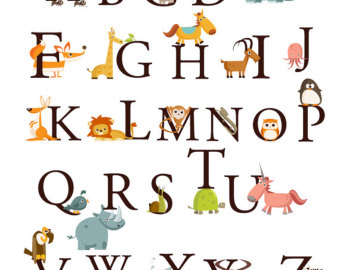 alphabet animals