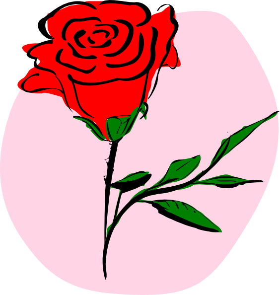 A Cartoon Rose