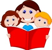 Family Reading Clip Art - Free Clipart Images