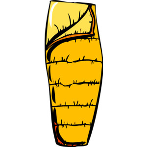 Sleeping bag clipart