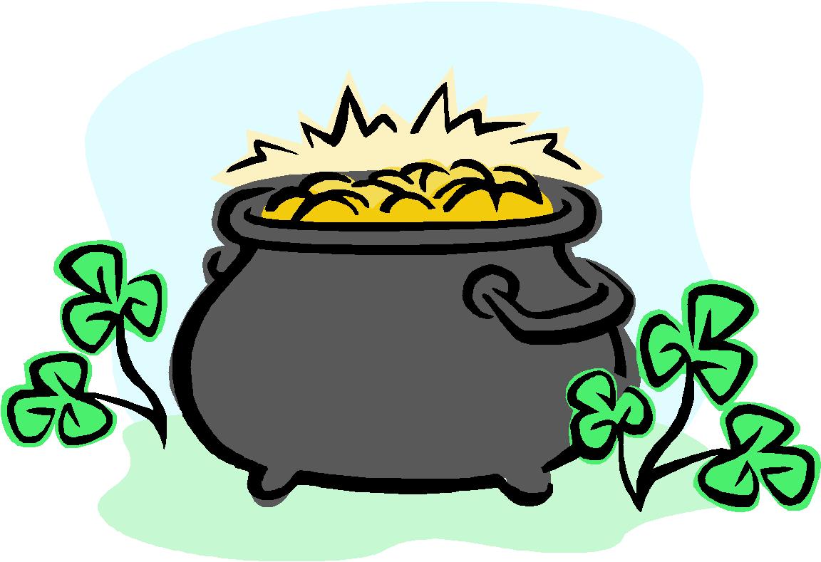 Pot Of Gold Clipart - Free Clipart Images