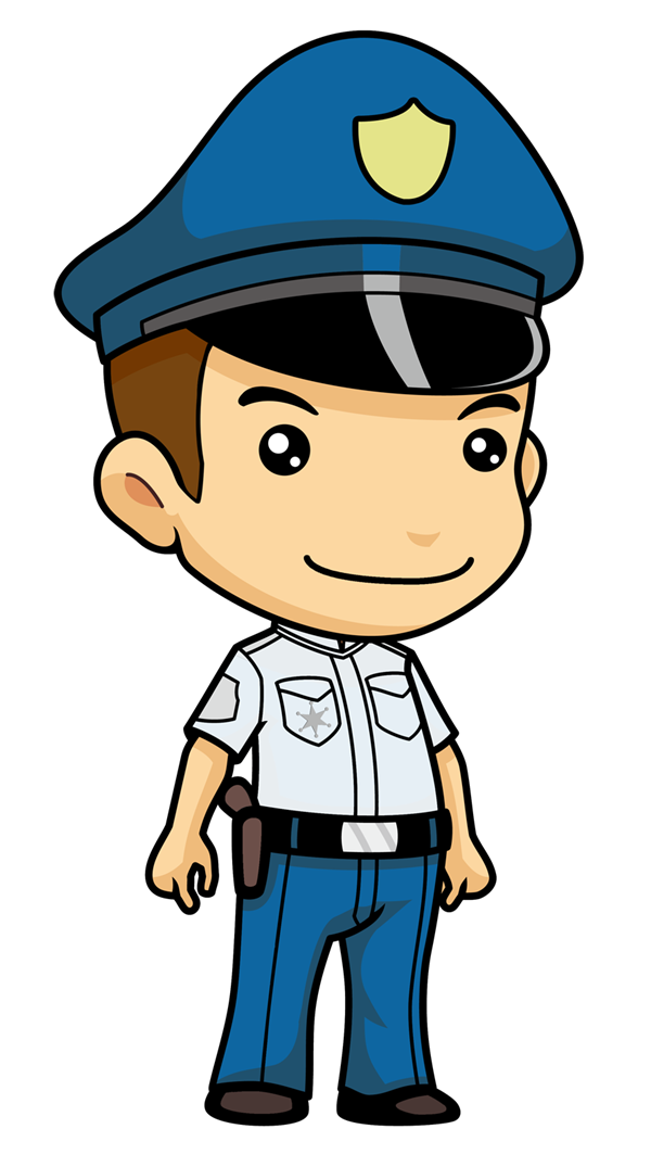 Female police officer clipart free