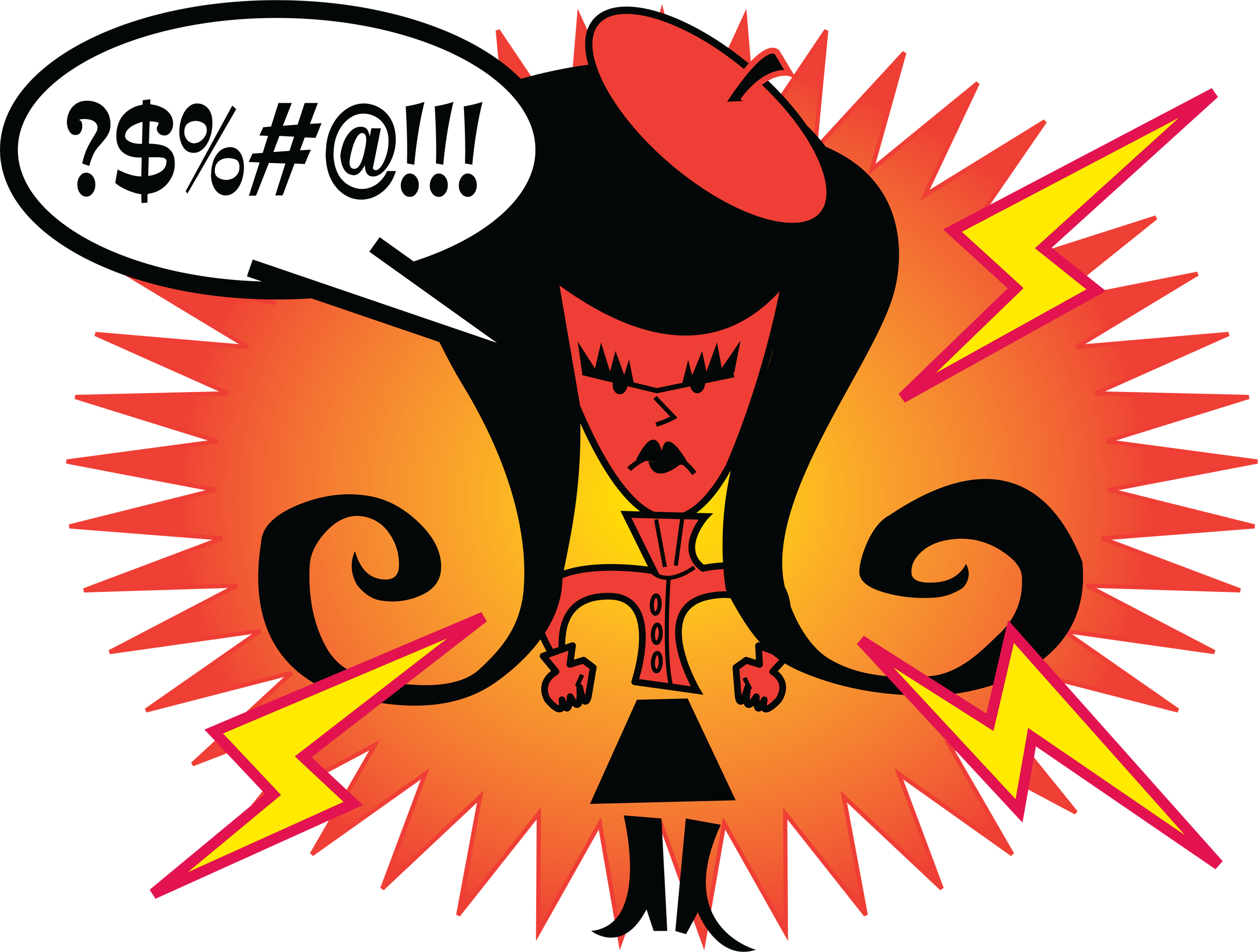 Angry Girl Cartoon - ClipArt Best