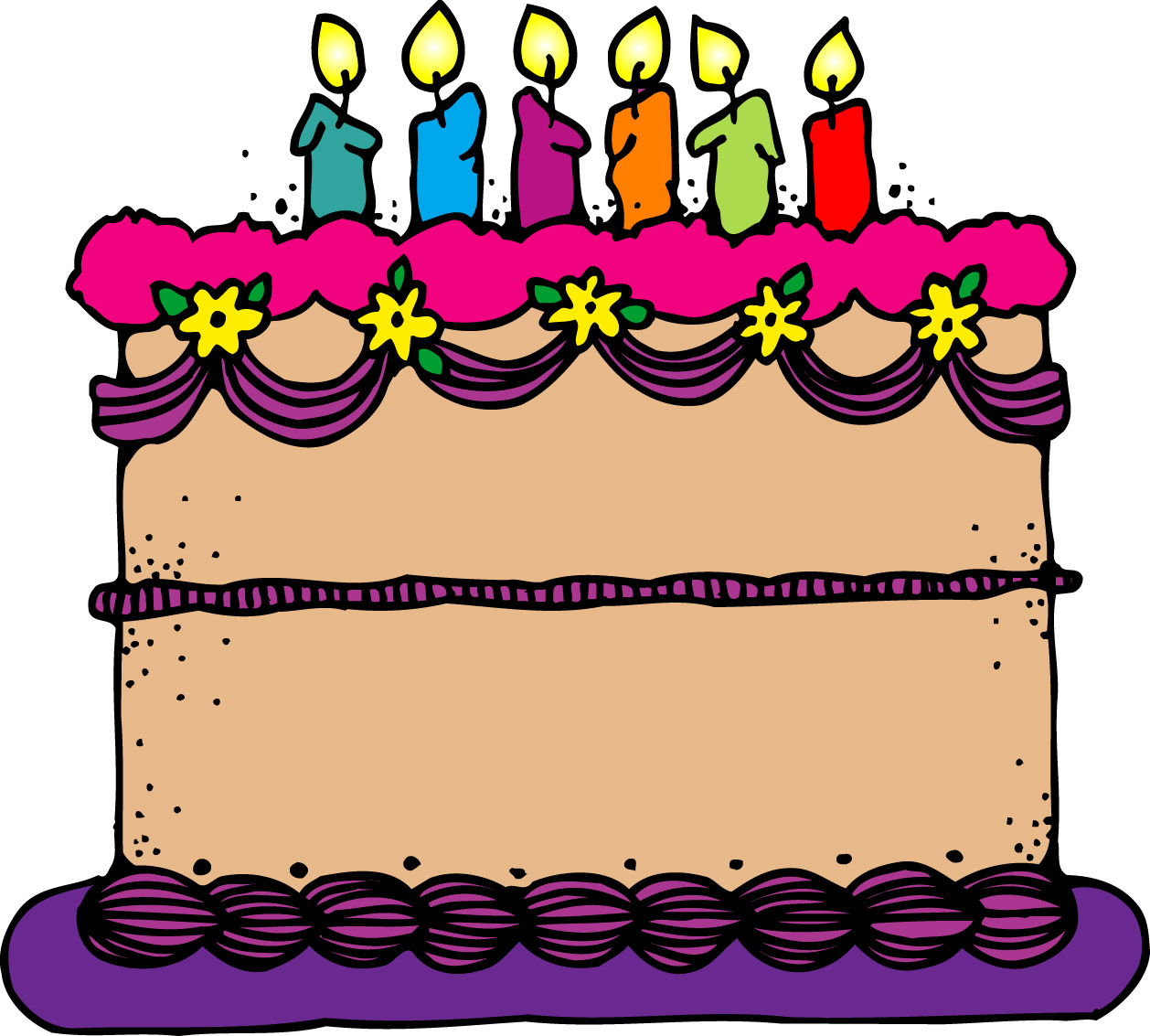 Birthday Cake Clip Art - Tumundografico