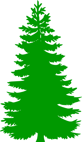 Clip Art Pine Trees Black And White - Free Clipart ...