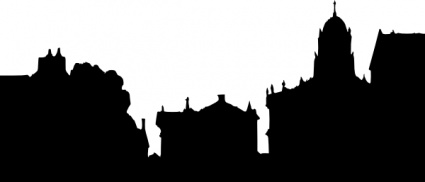 Buildings City Silhouette Charm Oxford Scape clip arts, free clip ...