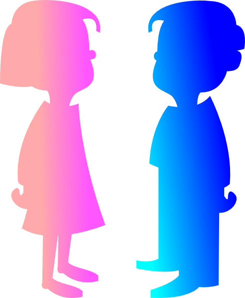 Boy And Girl Clip Art - vector clip art online ...