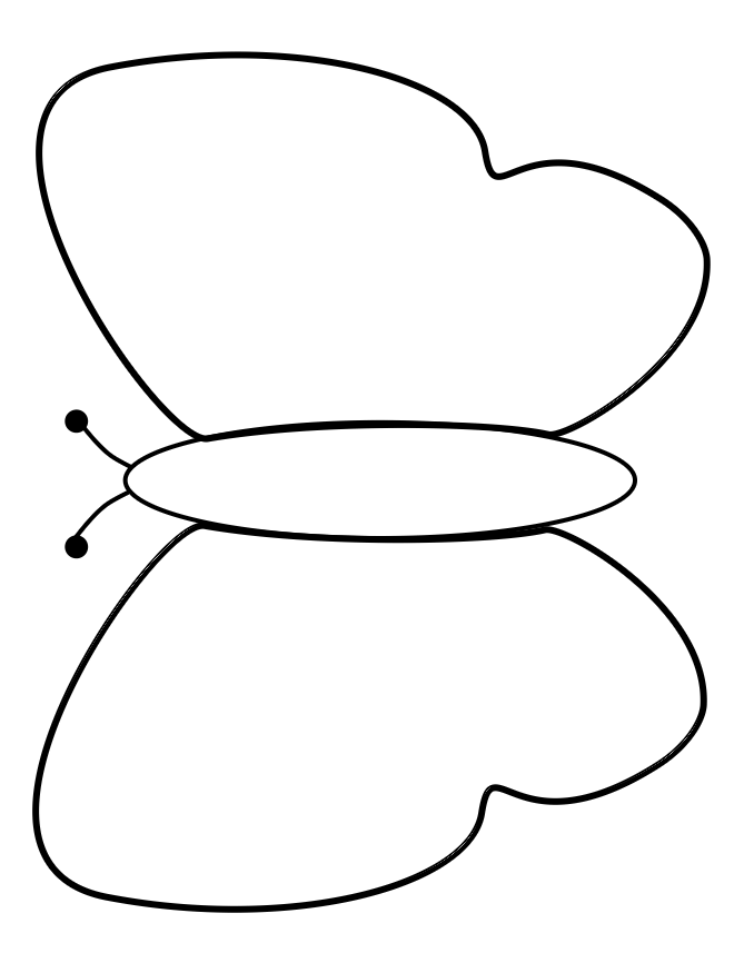 Butterfly Template ClipArt Best