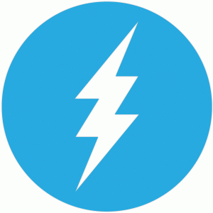 Silhouette Online Store - View Design #43448: lightning bolt badge