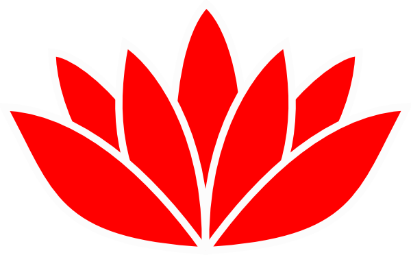 Red Lotus Flower Picture Clip Art - vector clip art ...