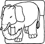 Kids-n-fun | 21 coloring pages of Elephants