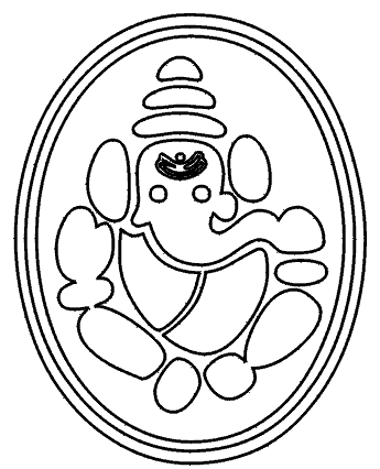 Ganesh Coloring Pages for Kids: Free printable colouring pages for ...