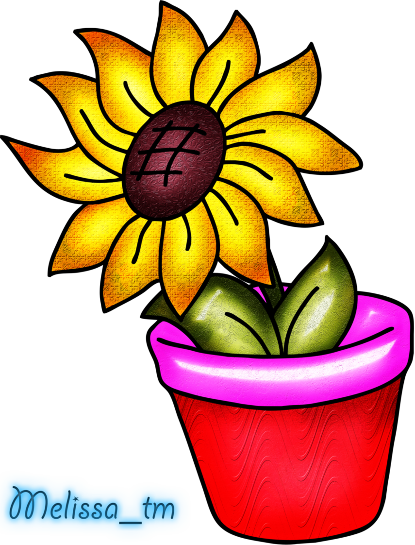 Flower Vase Clipart - Tumundografico