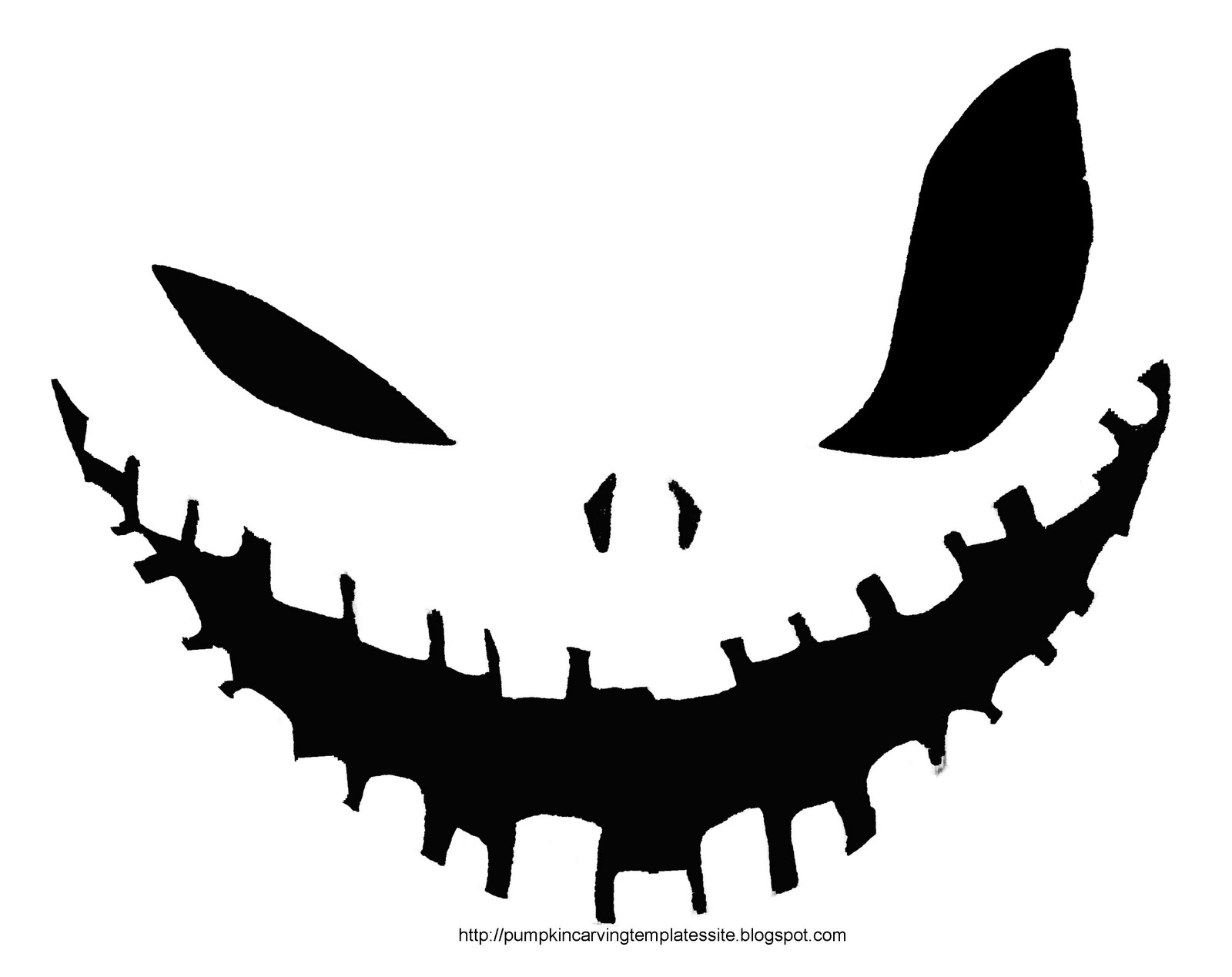 Guitar Pumpkin Stencil