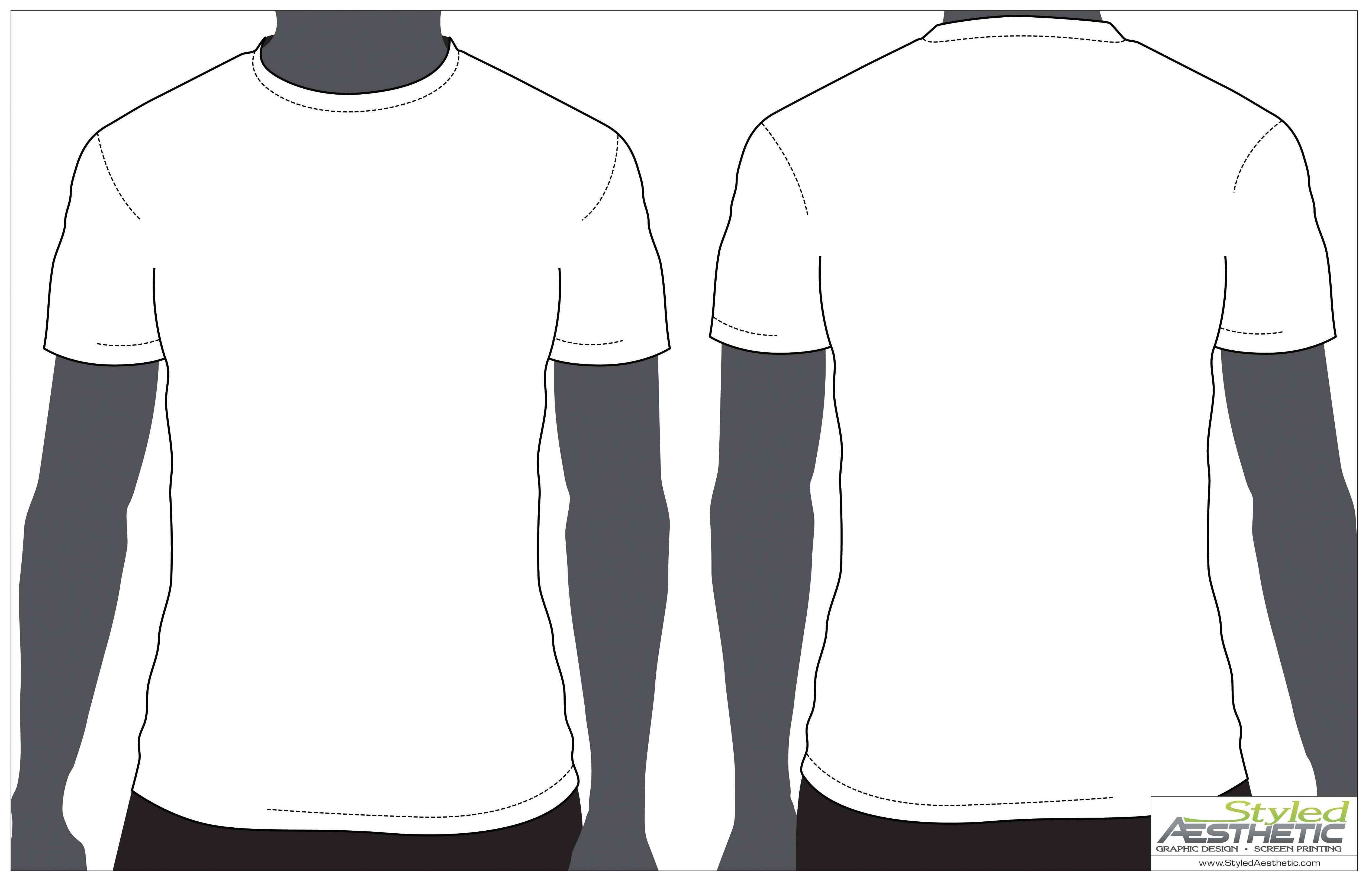 Best Photos of White T-Shirt Template Photoshop - Blank White T ...
