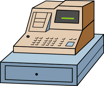 Clipart cash register - ClipartFox