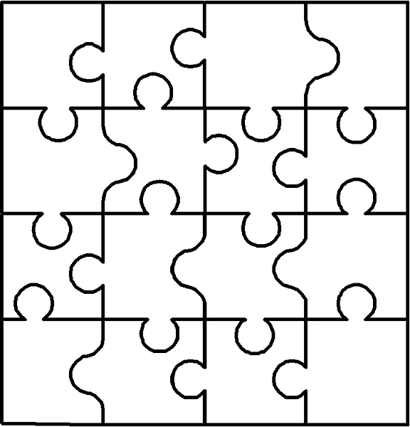 Best Photos of Blank Puzzle Template Printable - Blank Puzzle ...